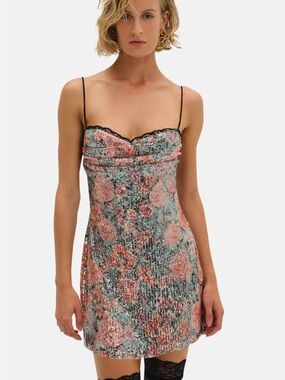 for love and lemons peony mini dress For Love And Lemons | Dresses | For Love Lemons Paulina Puff Sleeve Mini  Dress In Pink